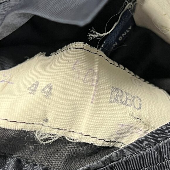 Brooks Brothers Sport Suit Jacket Blazer Mens 44R Wool Blue Pinstripe USA Stripe - Picture 4 of 7